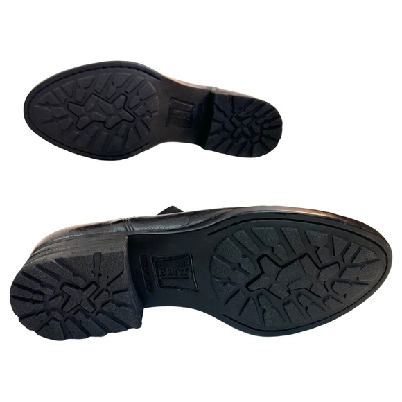 BORN KARAVA BLACK LEATHER DISTRESSED BOOTS WOMEN'S SIZE: 7 NEW - Picture 7 of 13